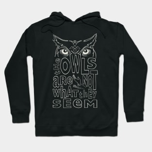 Twin Peaks Vintage Original 1990 Line Sketch Hoodie